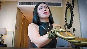 Asmr latex glove fetish