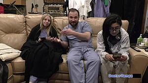 Dr. Tampa's Bratty Cheerleading Physical With Jasmine Rose