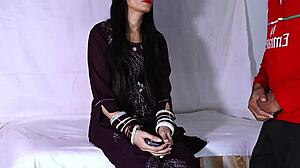 Family doctor drills me hard in wild Hindi clip!