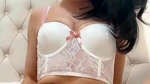 Wow, this teen American exchange student’s solo masturbation is wild. She’s such a slut with her toys in pov!