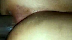 Slamming my mature neighbor’s tight backdoor hard. She’s squirting all over the place!