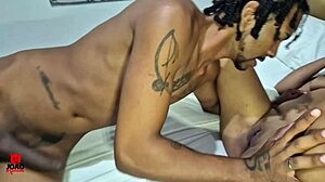 Young Babe Swallows Big Dick!