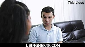 Usingher4k - Freeuse Hot Teen 18+ Stepsister Gives Stepbrother Permission to Fuck Her Anytime He Wants - Maya Farrell Johnny the K