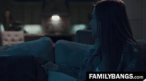 Romantic night meeting with stepsister karla kush and jill kassidy