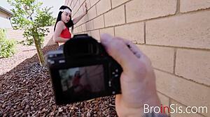 step bro and sis bare all in photoshoot