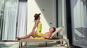 Asian Cowgirl Rides Hard in Sexy POV Action Scene