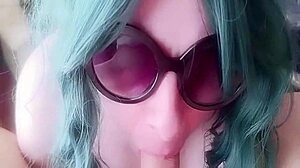 enjoying a special liquid lunch with mommy