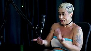 Brazilian blonde just joana gets kicked out and tries with a young girl in sheer red.