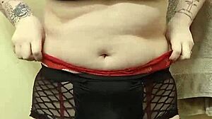 Look at this tomboy strip down for bathtub orgasm fun!