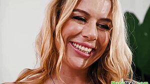 Thick light skinned baddie rides monster cock