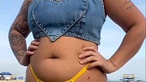 I flashed on the beach and made that guy's dick so hard, it was crazy.