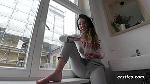 Ersties Lesbians Explore First Hot Encounter