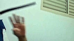 Young boy enjoys solo time in his room