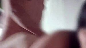 Latina beauty enjoys intimate moment with close friend