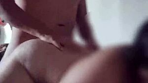 Latina beauty enjoys intimate moment with close friend