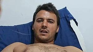 Young boy enjoys solo time in his room