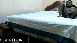 i tease, 'lick my hairy armpit' before big cock fucks wet pussy in bahia favela