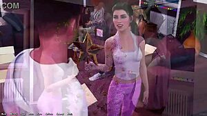 Being a dik 218 - brunette college girl shoves my head into her ass while she puts the star on the tree