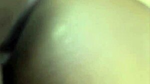 Ebony Stepmom Bends Over For Doggystyle Creampie Fuck