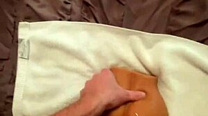 Mac Brampton is fucking this huge sex toy and busting a load on its ass.