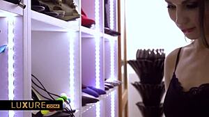 Hot Brunette Babe Gets Wild SEX with Cum in Mouth Action