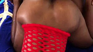 Hot Black Babe Bent Over For Doggystyle