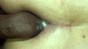 Blonde slut takes anal gape