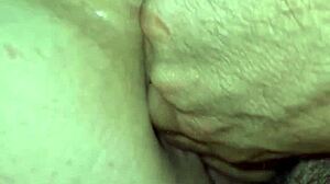 BBW Wife's Anal Play Close-Up