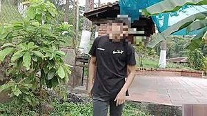 Risky Outdoor Sex With Horny Stepsister's Big Ass And Monster Cock!