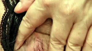 giantess granny mariaold grows bigger and hides step-grandson in taboo vagina play.