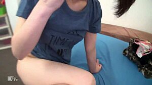 i invited a shy girl to thigh job for reward, mana imori