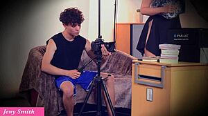 I tricked a photographer into snapping my naked oiled body!