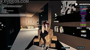 I watched this slut get gangbanged in a Roblox condo