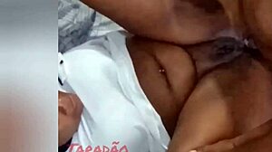 Latina Amateur with Big Tits Gets Hairy Pussy Massaged to Orgasm. Her Fat Ass Bounces During Intense Handjob.