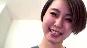 i invited a shy girl to thigh job for reward, mana imori