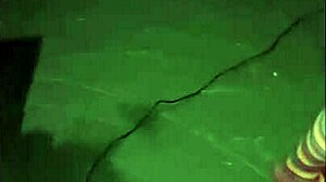 Latina wife with big natural tits gets fucked in close-up, her nipples hard under the dress.