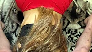 My Little 18+ Stepsister Came Home From Party And Begs Me To Fuck Her Big Ass Under Her Skirt