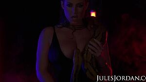 Angela White Fucks Hard Under Neon Lights At Night!