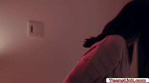 Hot Teen 18+ Licks Twin Girlfriend in Steamy Session