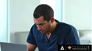 fantasy massage with stacked tattooed babe taking monster cock in her fat ass easily 😘