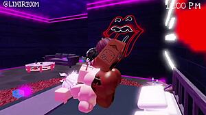 Look, two futa banging a chick in wild action