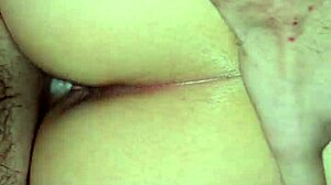 daddy pounds amber's wet pussy from behind in homemade video.