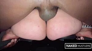 Baddie Latina Sucks Big Black Cock at Florida Sex Store Glory Hole