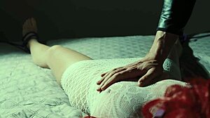 milf tied up for muff diving to orgasm