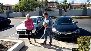 paris fingers her shaved pussy hard