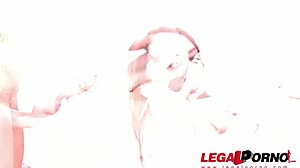 Lina Luxa, The Piss-Drinking Slut, Performs Ass To Mouth And Double Penetration!