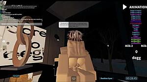 I watched this slut get gangbanged in a Roblox condo