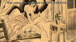 Vintage erotic drawings collection