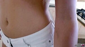 omg, i caught my petite pigtails step-sister watching porn, seduced her to ride hard and made her cum twice