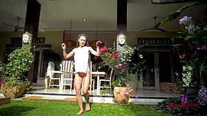 Mia Bandini Sucks And Fucks Outdoors With Facial